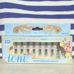 🔥5/$25🔥Ioni 3D Faux Mink Individual Lash Extensions - Wispy Medium Length